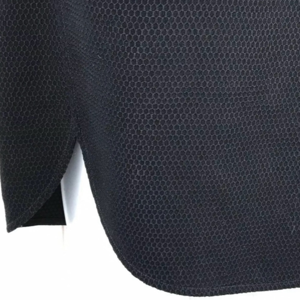J. Crew Women's Black Honeycomb Cocoon Sleeveless Blouse - Picture 8 of 8